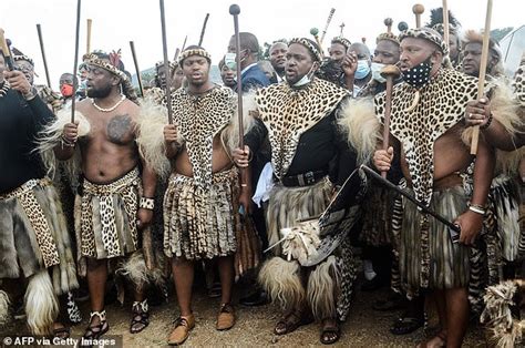 new king of the zulus is whisked away from his public unveiling