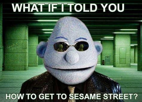 Pin By Swarm Dunsmore On Funny Sesame Street Memes Told