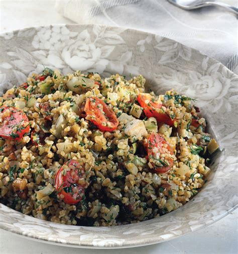 Bulgur Pilaf With Ouzo Herbs And Tomato Recipe Recipe