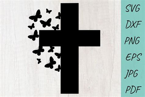 Cross Svg Butterfly Svg Butterfly Cross Svg