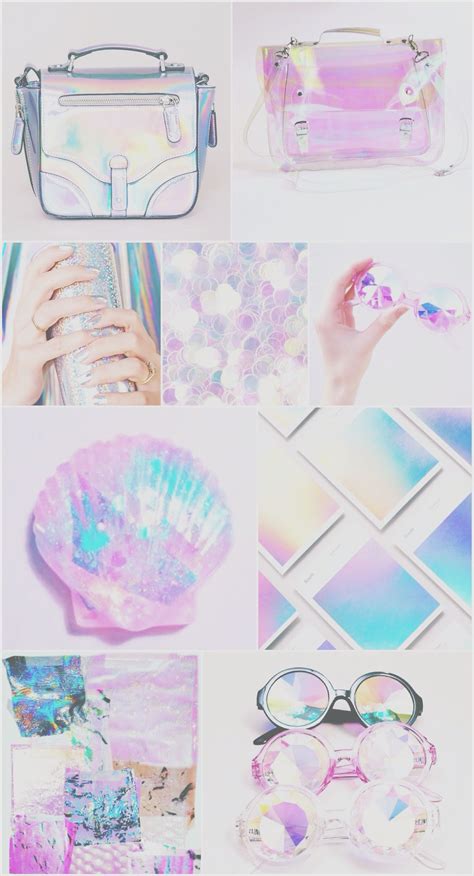 Iridescent Holographic Wallpaper Iphone Android Hologram Wallpaper