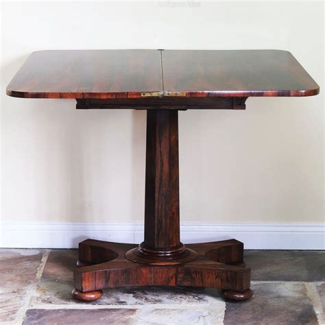 William Iv Rosewood Tea Table By J Kendell And Co