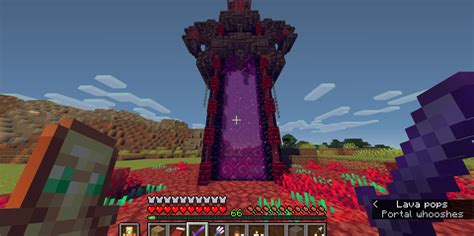 Heres A Nether Portal Sword That I Made Minecraftbuilds