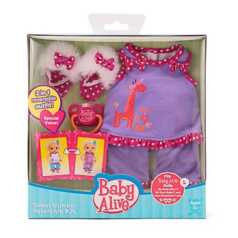 Baby Alive Reversible Pajamas Set Sweet Slumber Funrise Toys R