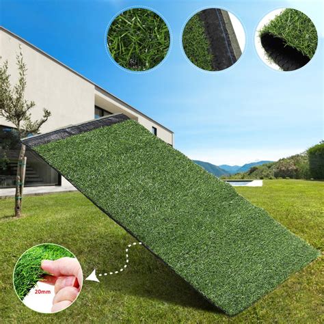 Buy 20mm Artificial Grass Realistic Cheap Green Lawn Garden Astro Fake