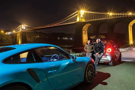 Porsche 911 Turbo S Vs Smart Fortwo A Real World Race Across Wales