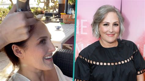 ricki lake gets emotional in video as she shaves her head ‘i took a brave ass leap of faith