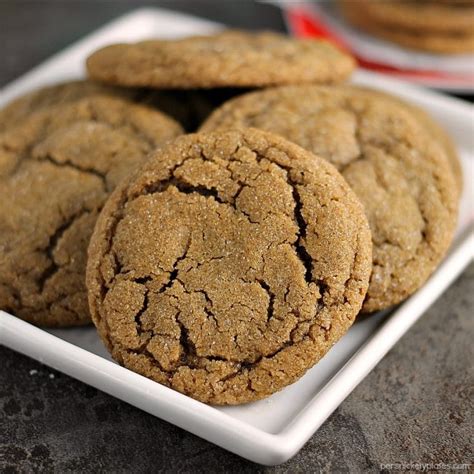 Soft And Chewy Ginger Snaps Persnickety Plates