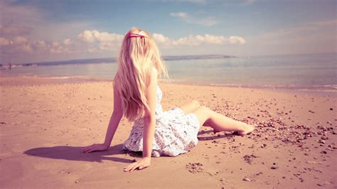 wallpaper sunlight blonde sea sand love photography beach dress morning emotion