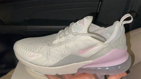 Nike Air Max 270 Summit White Regal Pink Womens Sneakers Youtube