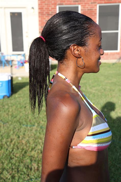 Black Girl Bikini In Backyard Plus More Voyeur