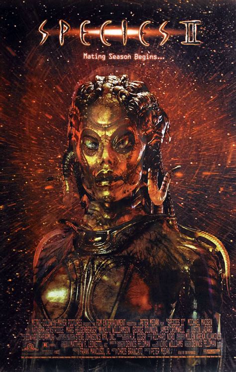 Affiche Cinéma N°3 De La Mutante 2 1998 Scifi Movies
