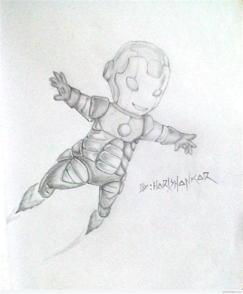 Baby Iron Man Drawing