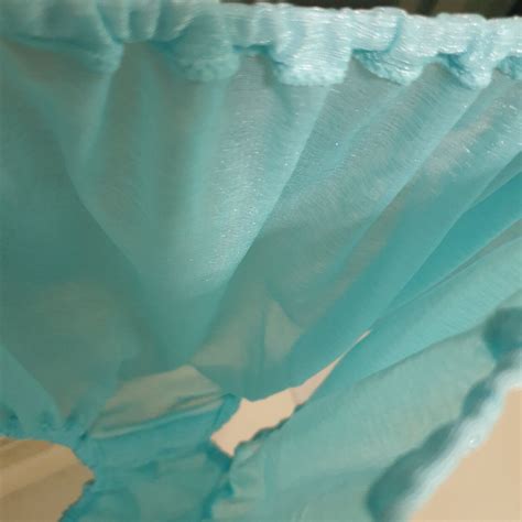 Lot Of 3 Vintage Panties Silky Nylon Brief White Pink Blue Size 7 8 Hip 39 43 Ebay