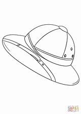 Safari Hat Coloring Sun Printable Mexican Hats Getcolorings Drawing Usa Projects Delivered Ladies Supercoloring Crafts Categories sketch template