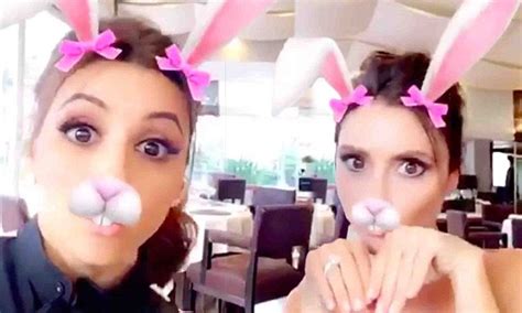 Victoria Beckham And Eva Longoria Brush Off Cannes Glamour In Snapchat Video Daily Mail Online