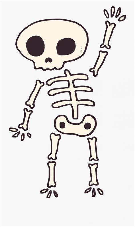 Skeleton Clipart Free Theheretic Cartoon Clip Art Skeleton
