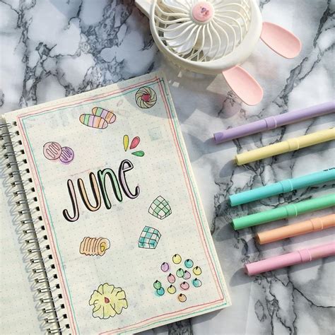 120 Amazing June Bullet Journal Monthly Cover Page Ideas Bliss Degree