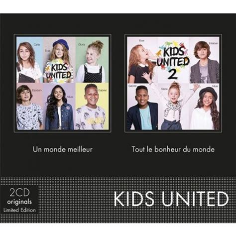 Coffret Cd Un Monde Meilleur Tout Le Bonheur Du Monde Kids United