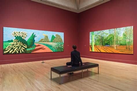 David Hockneys Retrospective Is Irresistibly British