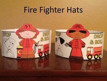Fire is magical to children. Fire Prevention Week Firefighter Hats | Fire prevention ...