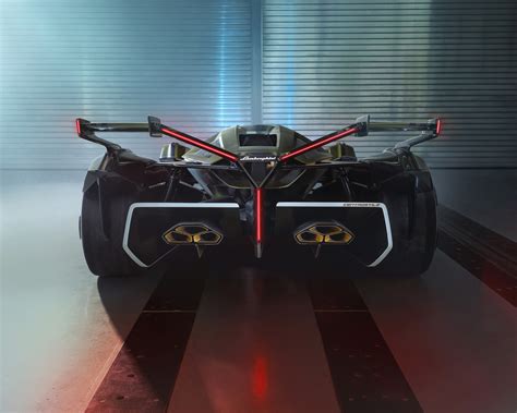 1280x1024 2020 Lamborghini Lambo V12 Vision Gran Turismo Rear Wallpaper