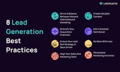 Lead generation best practices: 8 expert tips