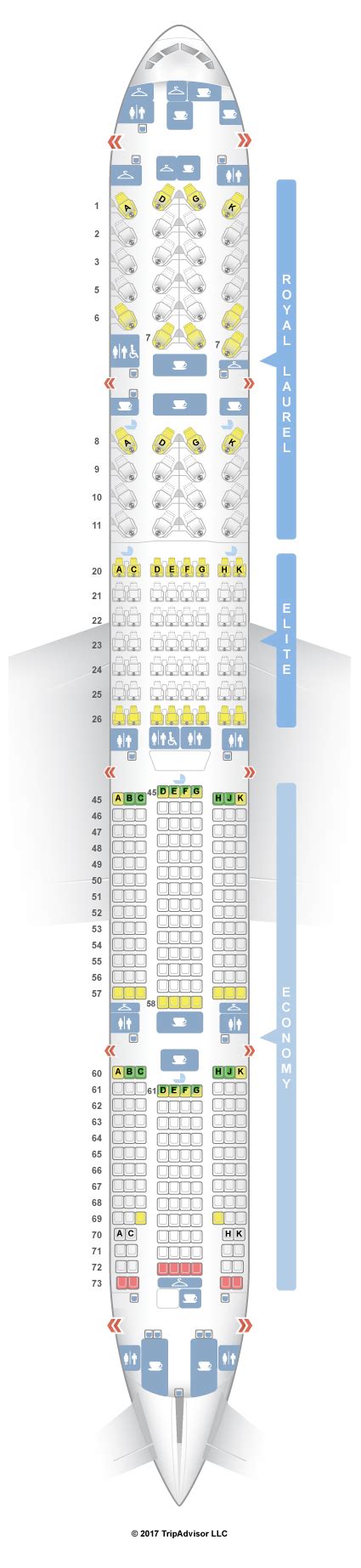 Once you have made a booking, you can see the actual seating layout for your flight and reserve a seat using manage my booking. air india boeing 777 300er seat map | Brokeasshome.com