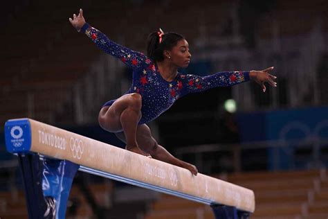 Watch Simone Biles On Balance Beam In Olympics Video