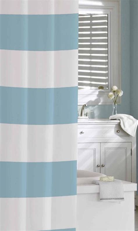 Hampton Stripe Shower Curtain Grandin Road Striped Shower Curtains