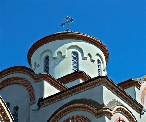 Tower Dome On Orthodox Church In Novi Sad Serbia Stock Image Image