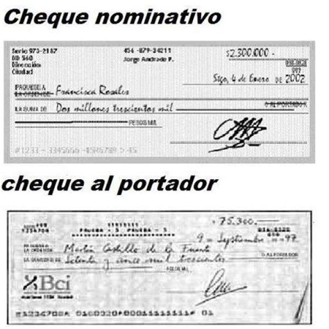 C Mo Funciona El Cheque Nominativo De Pago En M Xico