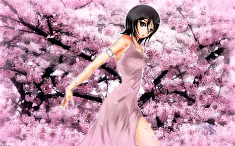 Wallpaper Anime Girl Garden Flower Sakura Spring 1920x1200