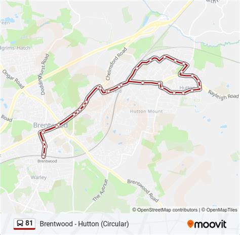 81 Route Schedules Stops And Maps Brentwood Updated