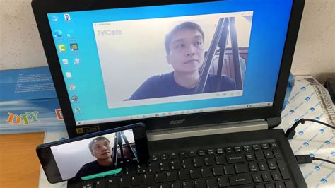 How To Use Mobile Phone As A Pc Webcam Via Wi Fi Ivcam Setup Tutorial