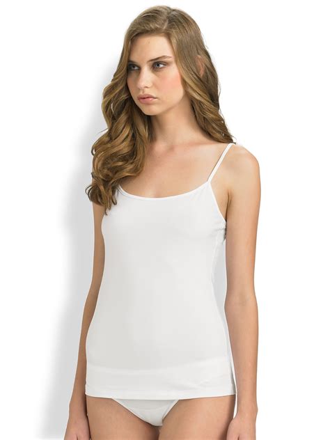 Hanro Cotton Sensation Camisole In White Lyst