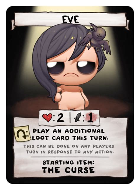 Eve The Binding Of Isaac Four Souls Wiki