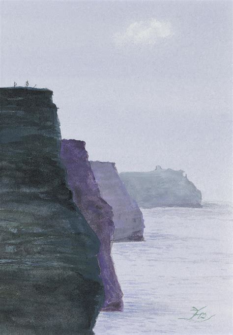 The Cliffs Of Moher Painting By Flo Markowitz Fine Art America