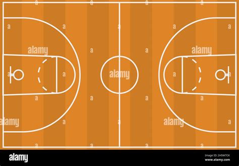 Fiba Basketball Court Stock Vector Images Alamy