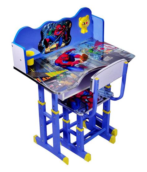 This isn't to say they should match down to the very last detail although they should at least be made in the same material. Wood Wizard Spiderman Kids Study Table Set - Buy Wood Wizard Spiderman Kids Study Table Set ...