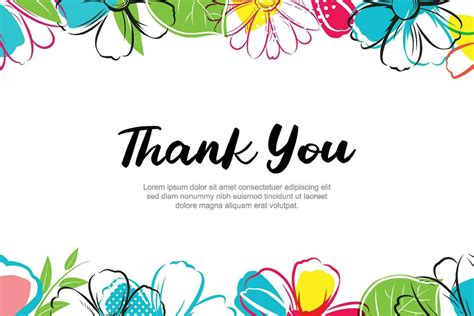 Thank You Lettering Greeting Card Thank You Calligraphy Handwritten