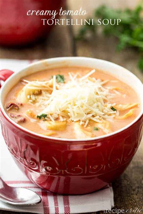 creamy tomato tortellini soup the recipe critic