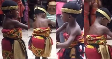 Beautiful Ghanaian Damsel Performing The Adowa Dance Of The Ashanti