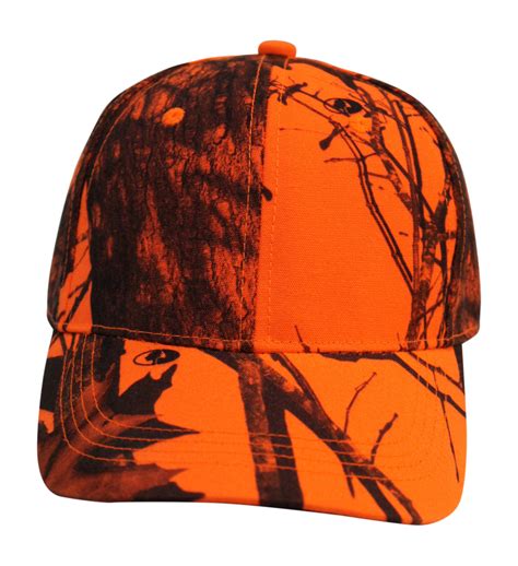 Womens Mossy Oak Blaze Orange Camo Hat Cap Camo Chique Boutique Front
