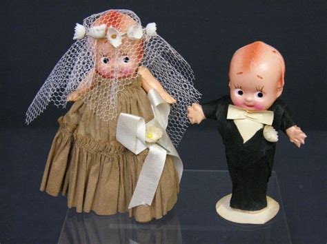 Celluloid Kewpie Bride And Groom Aug 20 2005 Livingstons Auction