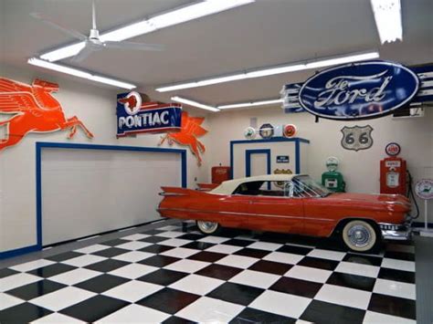 50 Garage Lighting Ideas For Men Cool Ceiling Fixture