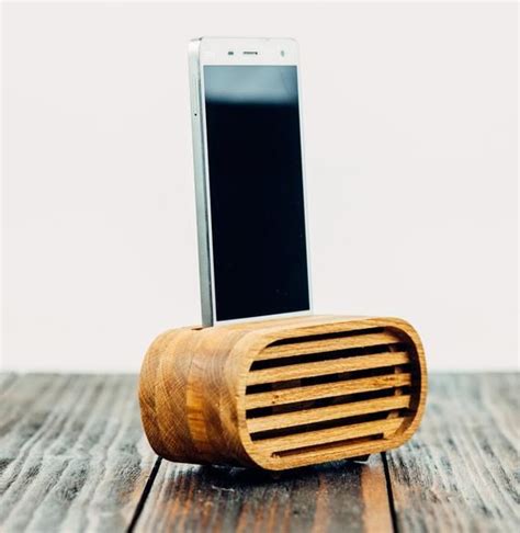Wooden Phone Speaker Passive Phone Amplifier Iphone Acoustic Etsy