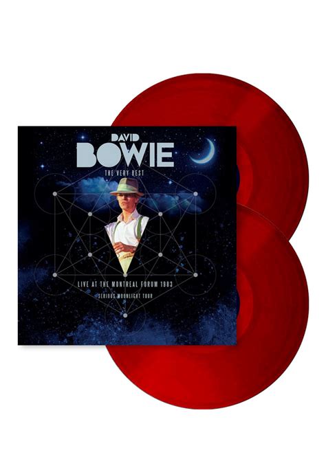 David Bowie Serious Moonlight Tour Dark Red Colored 2 Vinyl