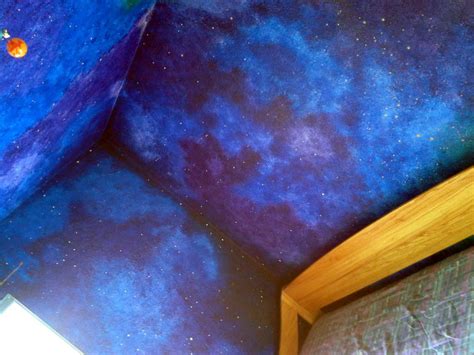 Painting Galaxy On Wall At Explore Collection Of