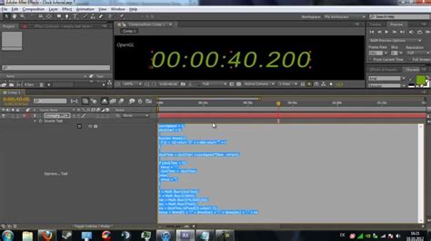 Create cinematic movie titles, intros, and transitions. After Effects: Tutorial | How to create a digital timer ...